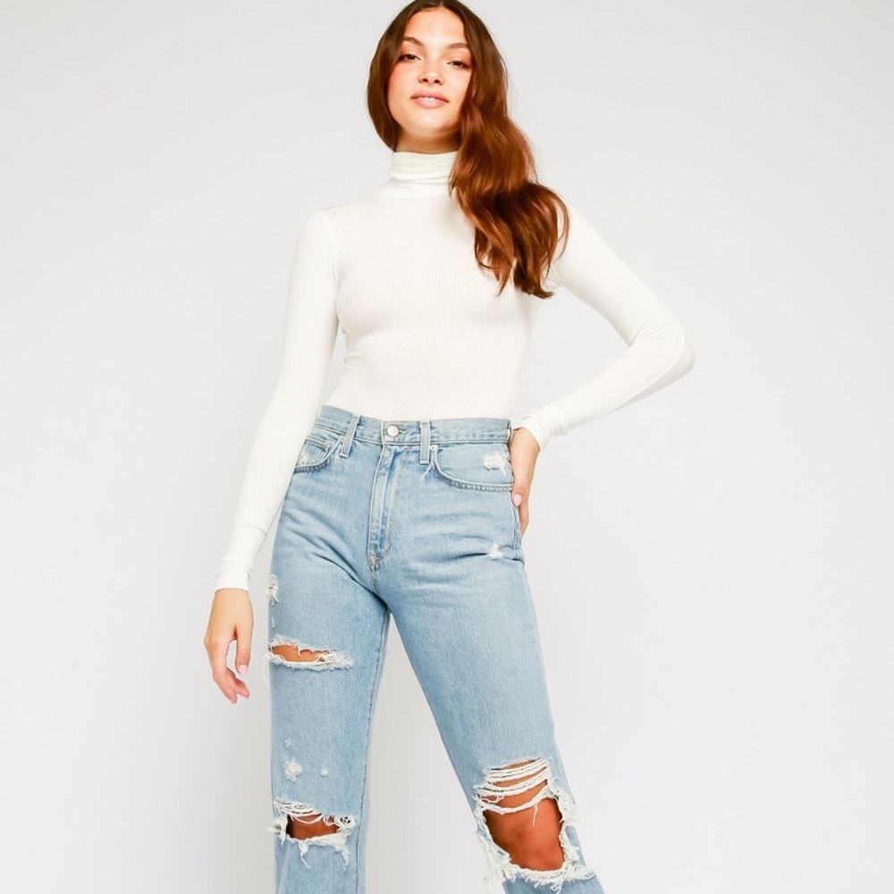 Only a few left***Ivory Turtleneck Bodysuit